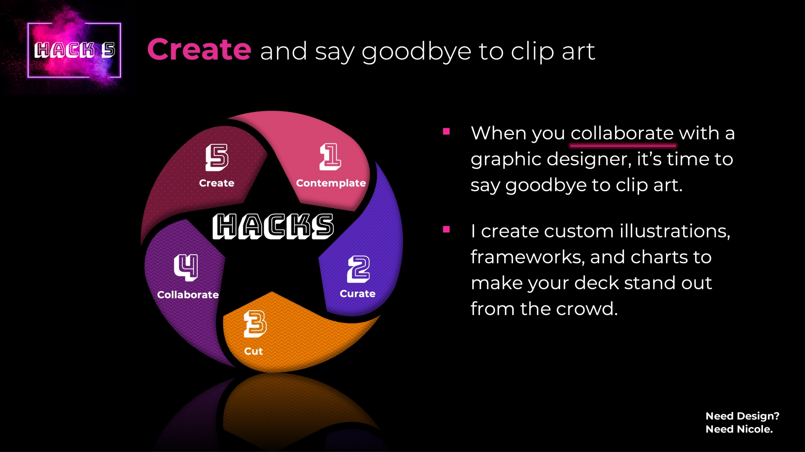 Create and say goodbye to clip art